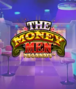 Dive into the exciting world of The Money Men Megaways game by Pragmatic Play, showcasing a vibrant logo with glittering stars on a luxurious casino setting. This graphic captures the energy and allure of high-stakes gambling with its eye-catching ambiance and design. Perfect for gambling fans looking for a taste of Vegas. 