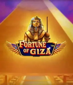 Uncover the timeless world of Fortune of Giza slot by Pragmatic Play, highlighting a majestic depiction of a Pharaoh before the iconic pyramid backdrop. This image captures the splendor of Egyptian history, ideal for those interested in ancient civilizations, offering a captivating escape.